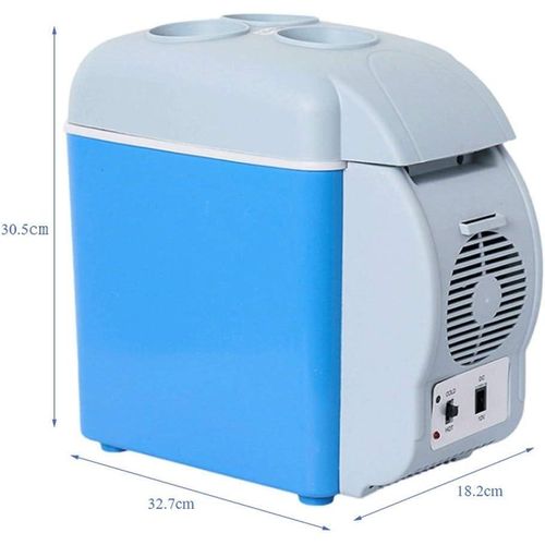 7.5 Liter Capacity Car Mini Refrigerator 12V Lightweight Car Refrigerator Ice Box Semiconductor Insulated Cooler Car Fridge