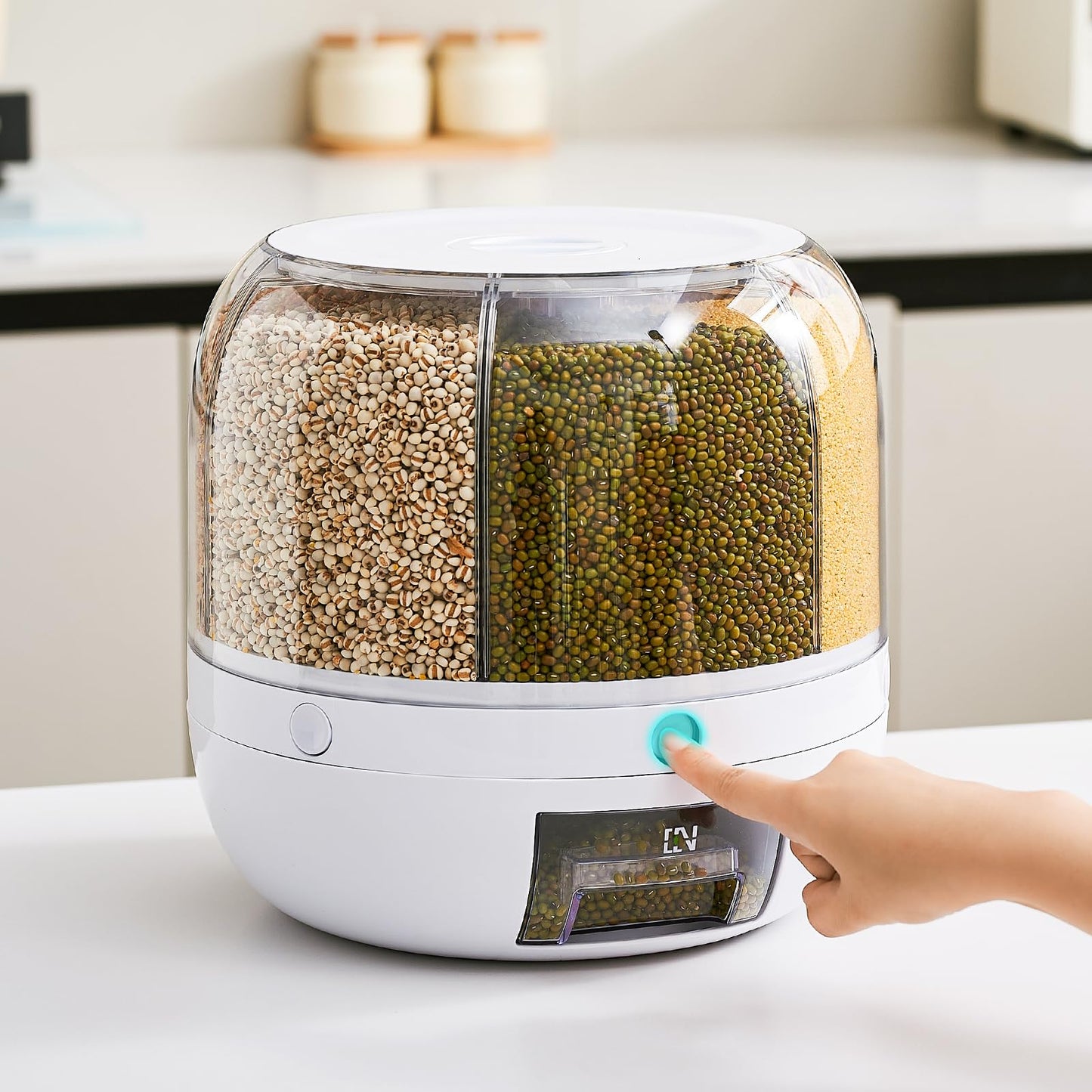Rotating Food Storage Dispenser