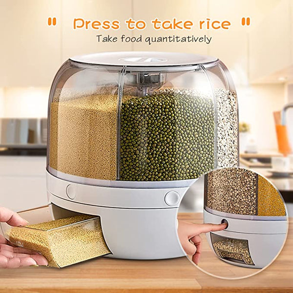 Rotating Food Storage Dispenser