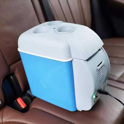 7.5 Liter Capacity Car Mini Refrigerator 12V Lightweight Car Refrigerator Ice Box Semiconductor Insulated Cooler Car Fridge